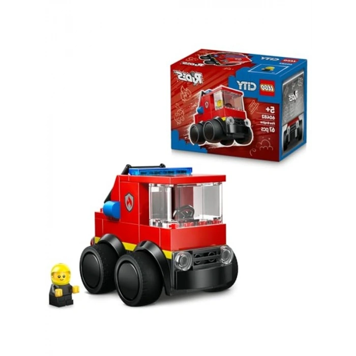 İtfaiye Kamyonu Seti: 67 Parça ile İtfaiyeci Minifigürü ve Eğlenceli Oyun