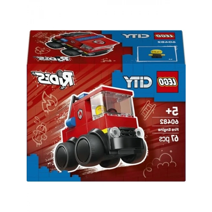 İtfaiye Kamyonu Seti: 67 Parça ile İtfaiyeci Minifigürü ve Eğlenceli Oyun
