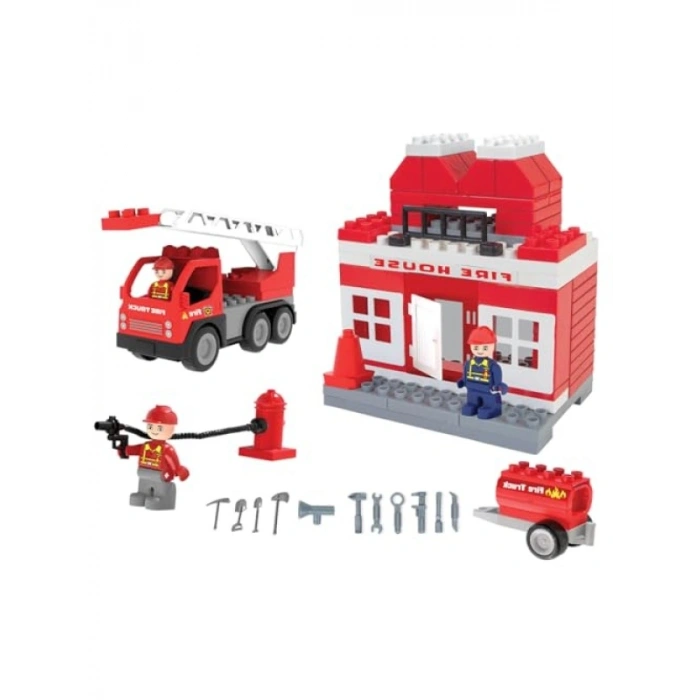 İtfaiye Temalı Çocuk Oyun Seti - Double Blocks