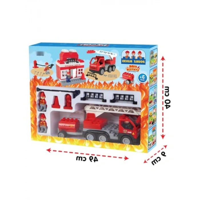 İtfaiye Temalı Çocuk Oyun Seti - Double Blocks