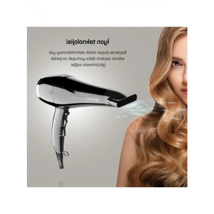 İyonlu Sac Kurutma Makinesi - Siyah