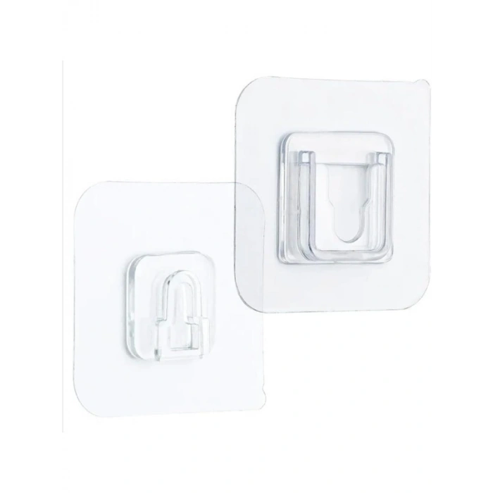 İz Bırakmayan Kendinden Yapışkanlı Çift Taraflı Kanca Seti - 4 Çift