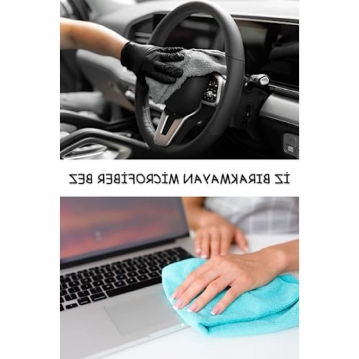 İz Bırakmayan Mikrofiber Temizlik Bezi (2 Adet)