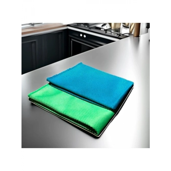 İz Bırakmayan Mikrofiber Temizlik Bezi (2 Adet)