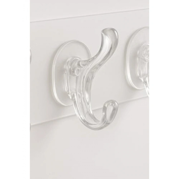 İz Bırakmayan Şeffaf Duvar Askısı Seti - 5 Adet, Delmeden Montaj