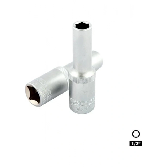 İzeltaş 1/2 Altı Köşe Derin Lokma 14 mm