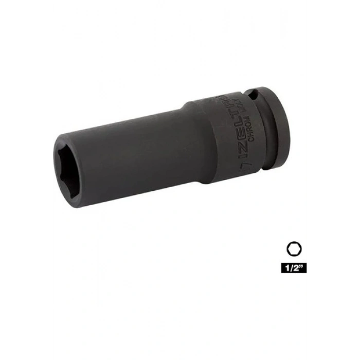 İzeltaş 1/2 Altı Köşe Havalı Derin Lokma 21 mm