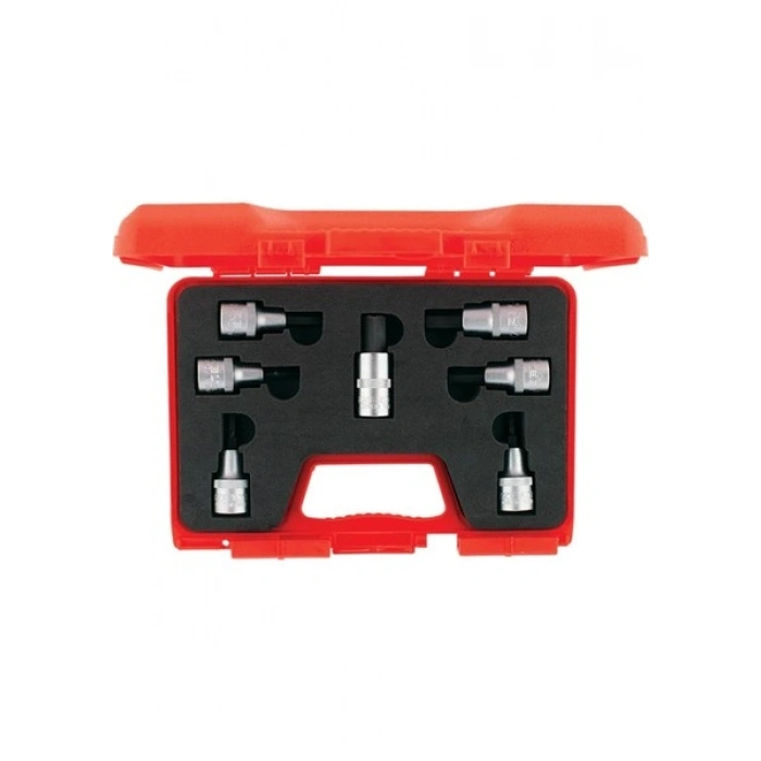 İzeltaş 1/2 Lokmalı Allen Uç Takımı 60 mm 7 Parça