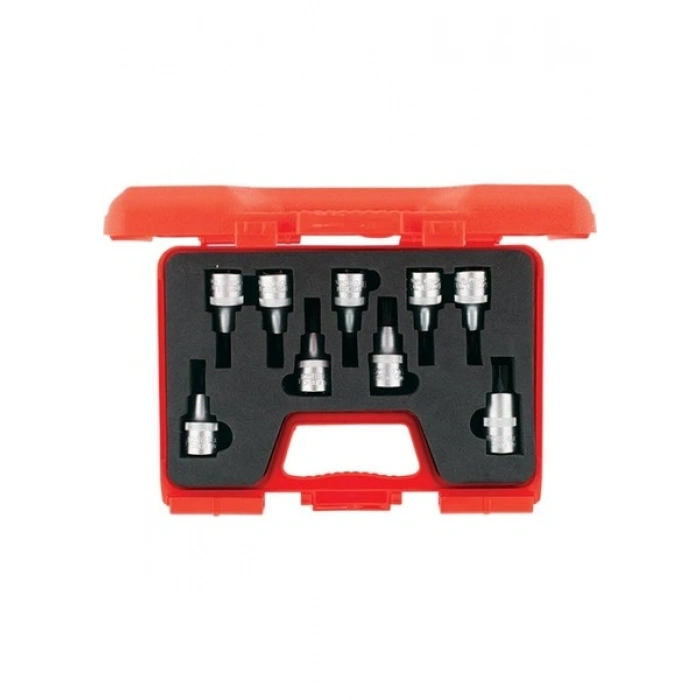 İzeltaş 1/2 Lokmalı Torx Uç Takımı 60 mm 9 Parça