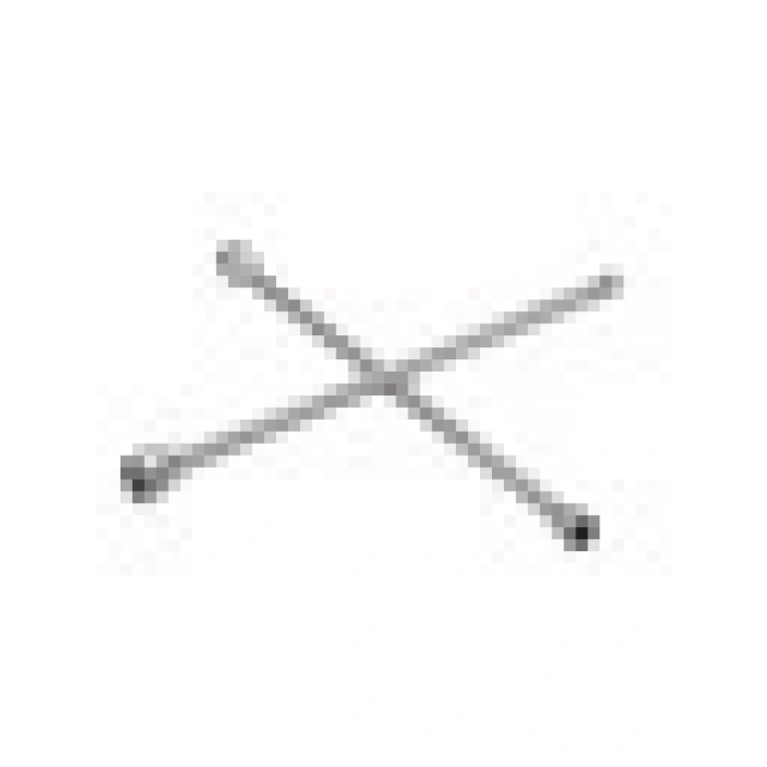 İzeltaş Bijon Anahtarı 1/2 Adaptörlü İstavroz Tipi 17 x 19 x 22 mm