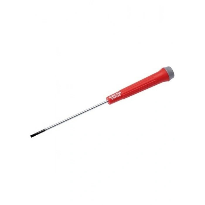 İzeltaş Elektronikçi Tip Klemens Düz Uçlu Tornavida 3X125