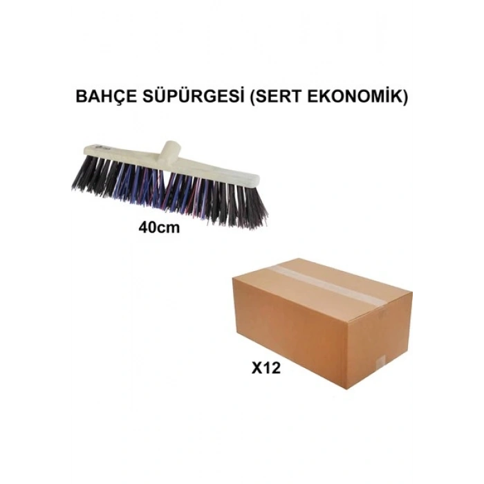 Izmir Fırça Arge Toptan Bahçe Süpürgesi 40 Cm (Sert Ekonomik) - 12 Adet