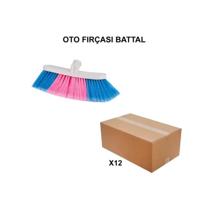 Izmir Fırça Arge Toptan Oto Fırçası Battal - 12 Adet