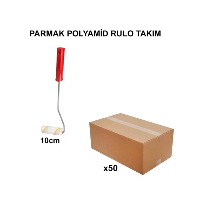 Izmir Fırça Arge Toptan Parmak Polyamid Rulo Takım 10 Cm- 50 Adet 010802