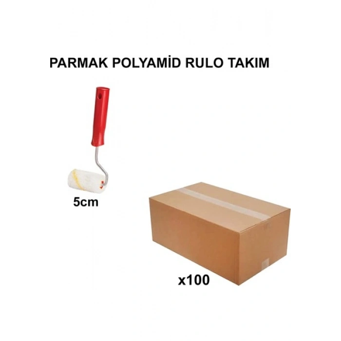 Izmir Fırça Arge Toptan Parmak Polyamid Rulo Takım 5 Cm- 100 Adet 010727