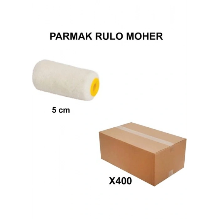Izmir Fırça Arge Toptan Parmak Rulo Moher Yedek (Tekli) 5cm -400 Adet 012912