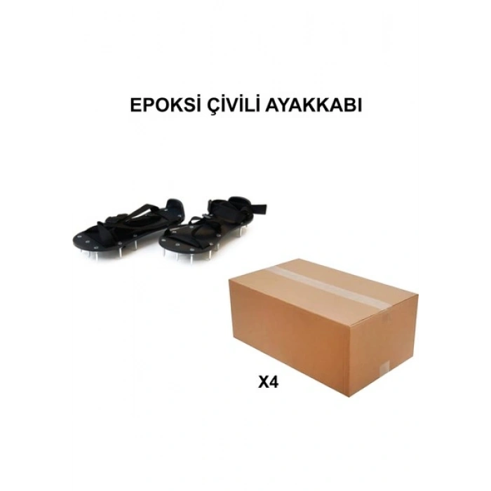 İzmir Fırça Ege ArgeToptan Epoksi Çivili Ayakkabı - 4 Adet 010444