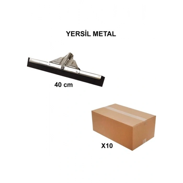 İzmir Fırça Ege ArgeToptan Yersil Metal 40 cm - 10 Adet 005723