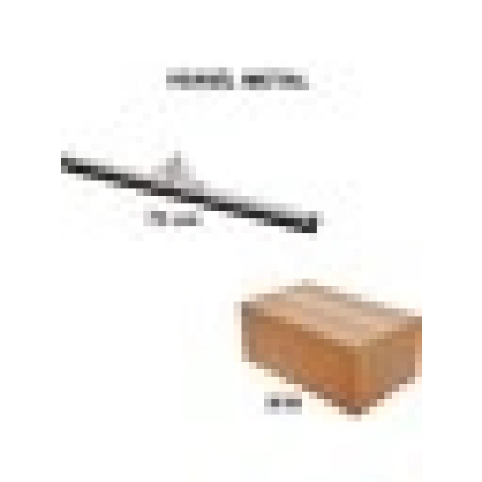 İzmir Fırça Ege ArgeToptan Yersil Metal 75 cm - 10 Adet 005600