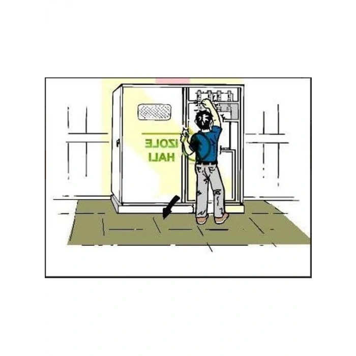 İzolet Halı Yalıtkan Paspas, 3mm Kalınlık, 1x1 Metre