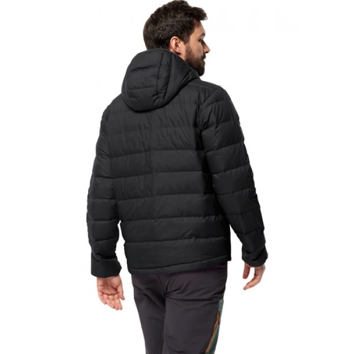 Jack Wolfskin Ather Down Hoody M Siyah Erkek Outdoor Mont 1207671_6000