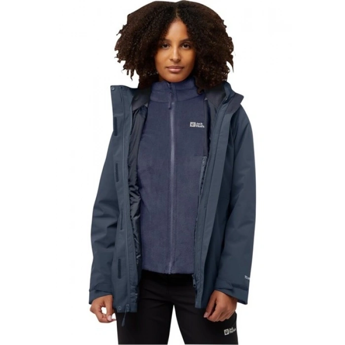 Jack Wolfskin Rotwand 3In1 Kadın Outdoor Mont A60333