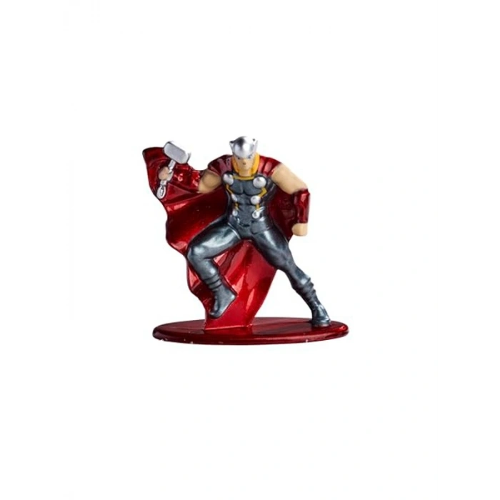 Jada Toys Marvel Avengers Figürleri (6 Adet) - Diorama Seti, 6 Metal Nano Koleksiyon Figürü (Captain America, Iron Man, Hulk, Hawkeye, Thor & Black Widow) 3 yaşından büyük hayranlar ve koleksiyoncular