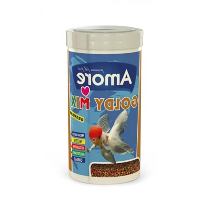 Japon Balık Yemi, 250 ml Goldy Mix Granüller