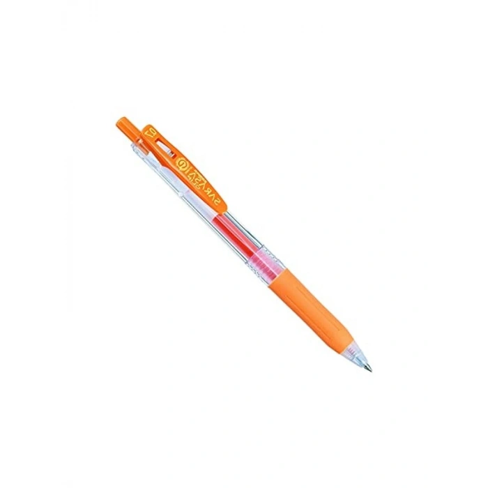 Jel Kalem 0.7 mm Turuncu Renk Yazı Kalemi