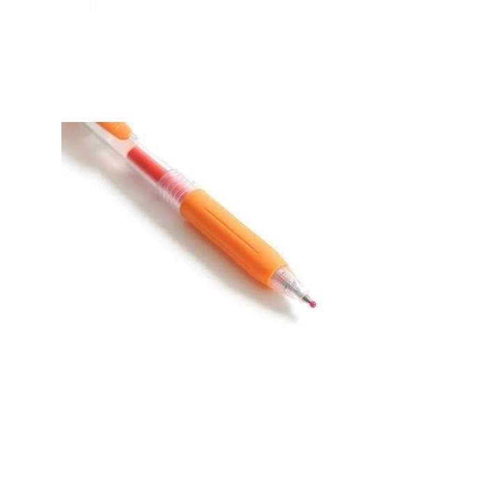 Jel Kalem 0.7 mm Turuncu Renk Yazı Kalemi