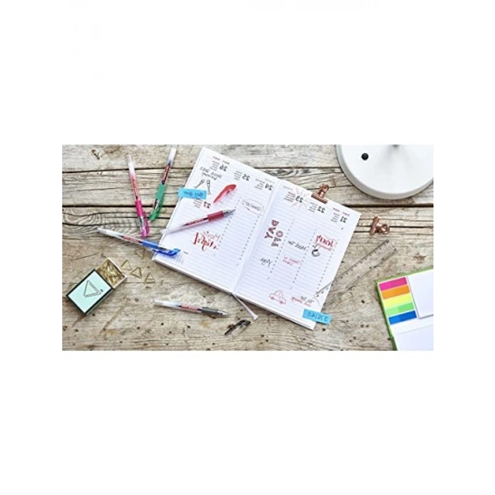 Jel Roller Kalem - 0.7 mm Uç, 3 Adet Set