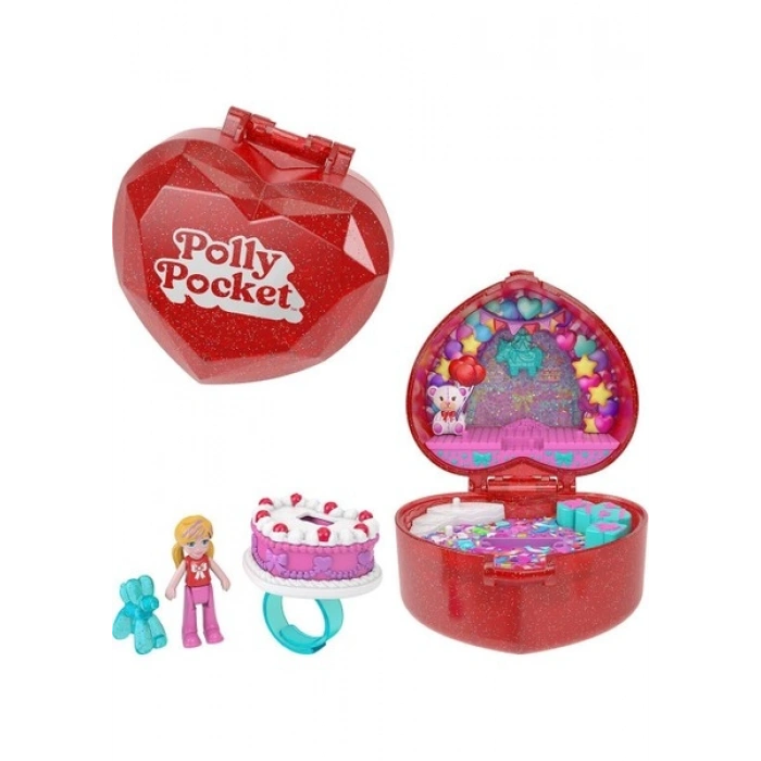 JGK21 Polly Pocket Mattel 80. Yıl Yüzük Kutusu
