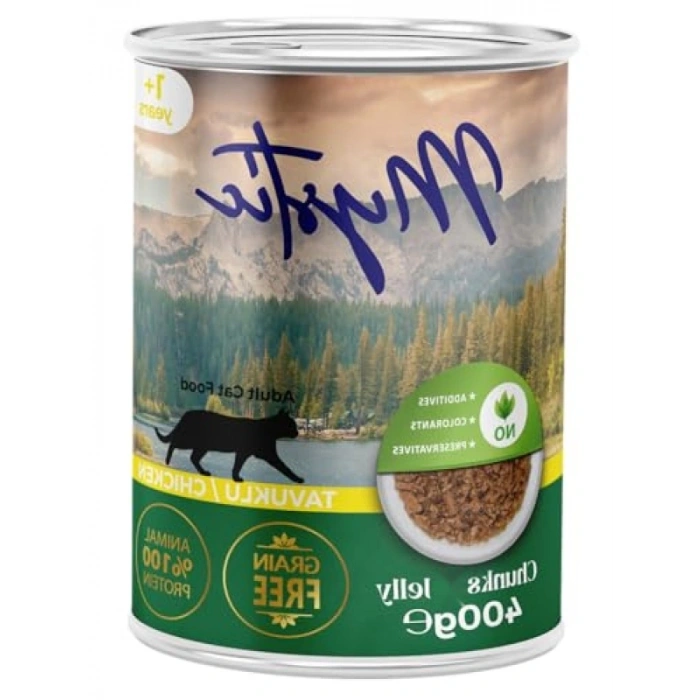 Jöleli Tavuklu Yetişkin Kedi Konserve Maması, 400 Gr