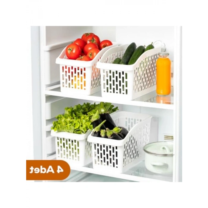 Jumbo 4lü Çok Amaçlı Plastik Saklama Kutusu