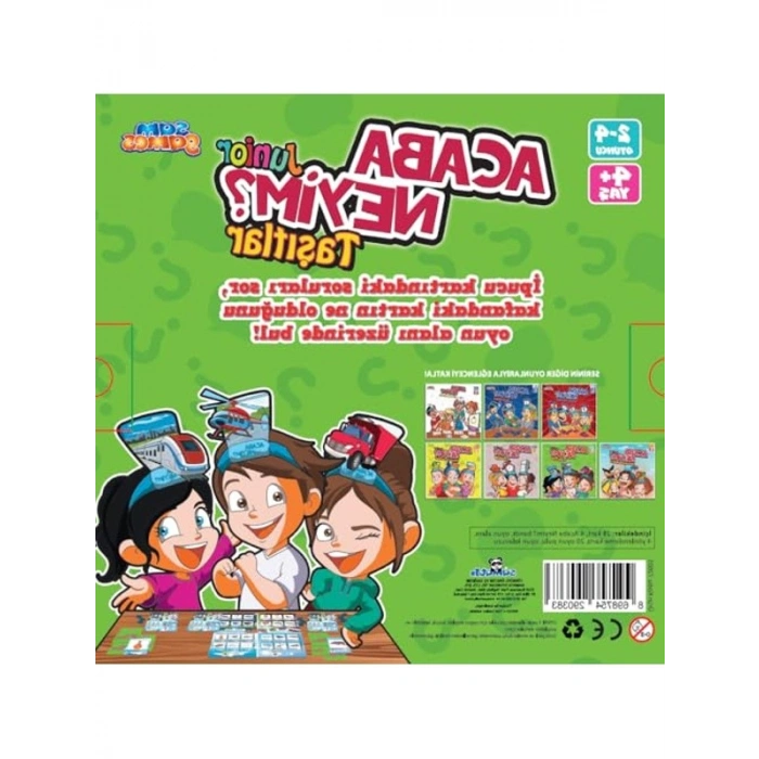 Junior Taşıtlar Temalı Acaba Neyim? Oyunu