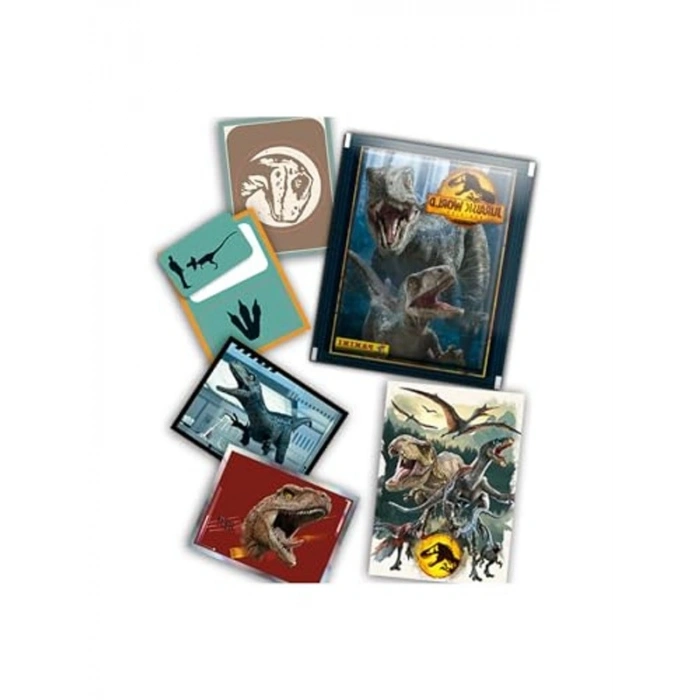Jurassic Temalı 6lı Çıkartma Seti ile Eğlenceli Oyunlar