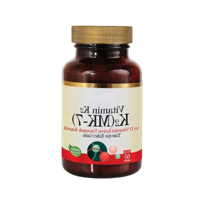 K2 ve D Vitamini İçeren 450mg 60 Kapsül