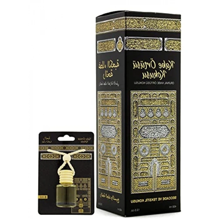 Kabe Örtüsü Kokusu, 400ml Sprey ve 8ml Cam Şişe Araba Kokusu