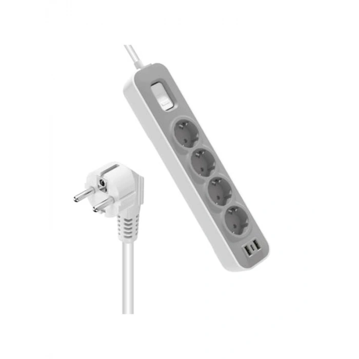 Kablolu Priz, 4Lü USB Çıkışı ile Akım Korumalı ve Pratik Kullanım