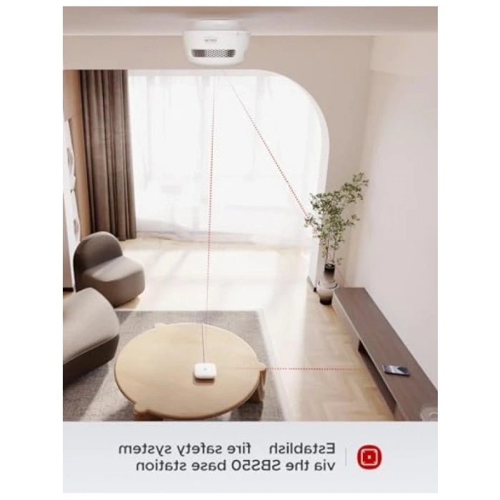 Kablosuz Akıllı Duman Dedektörü - Kompakt Tasarım