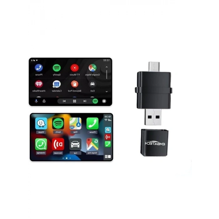 Kablosuz Android Auto ve Carplay Adaptörü, Araç İçi Kullanım için