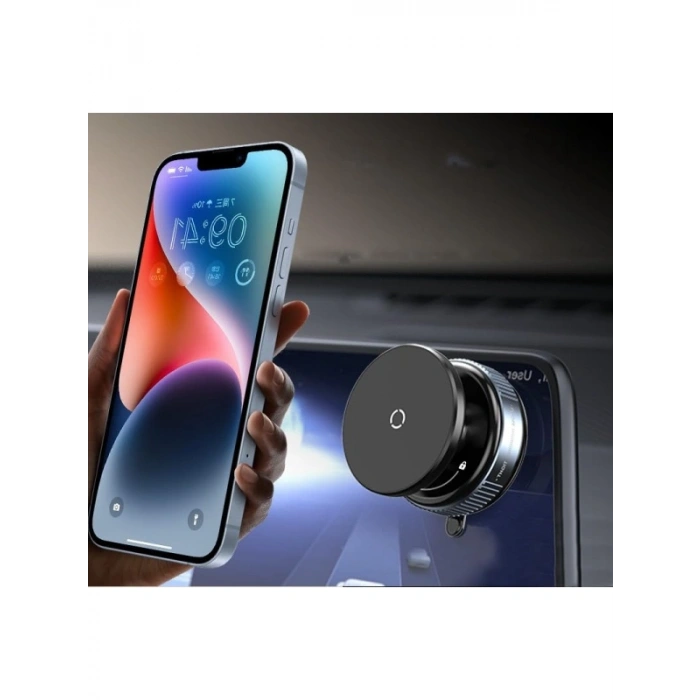 Kablosuz Araç İçi Vakumlu Telefon Tutucu