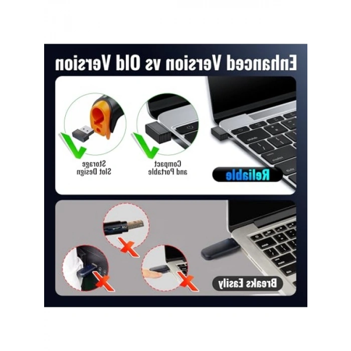 Kablosuz Barkod Okuyucu, 1D/2D, Ergonomik Tasarım, 2000mAh Pil