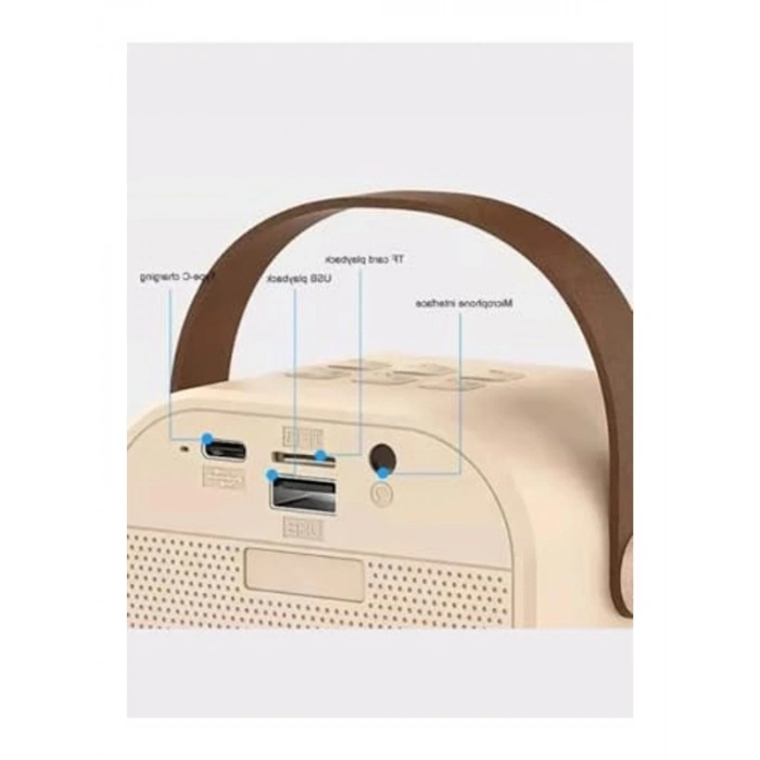 Kablosuz Bluetooth Hoparlör, 5 Ses Efekti ile