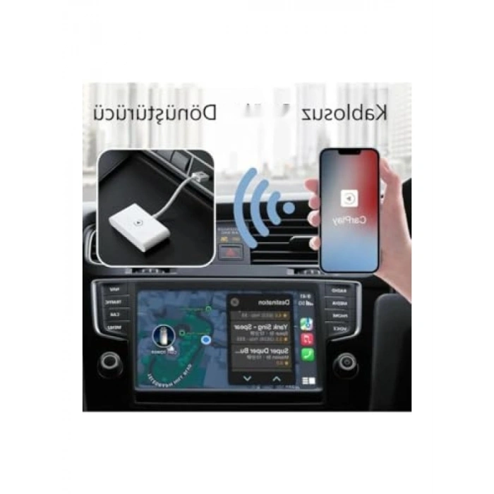 Kablosuz Carplay Adaptörü - Apple Cihazlarla Uyumlu