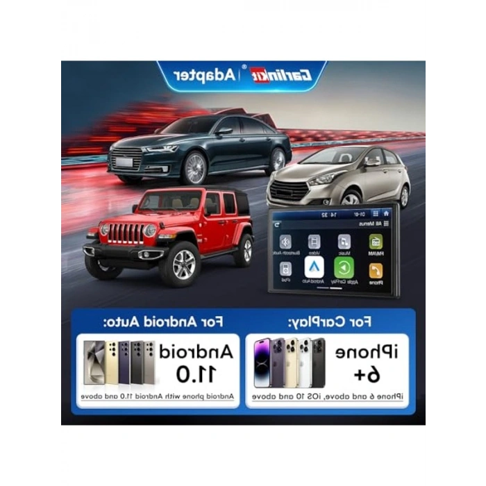 Kablosuz CarPlay ve Android Adaptörü, Tak-Çalıştır Özellikli