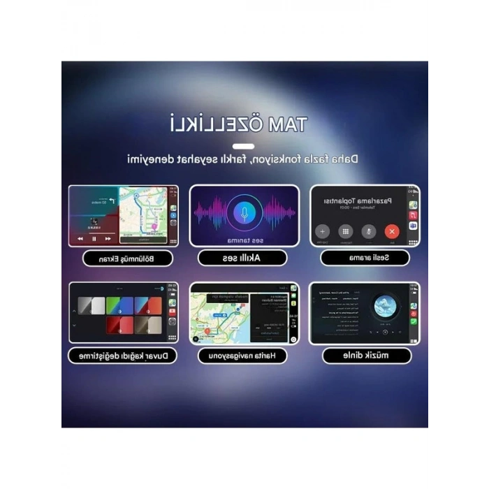 Kablosuz CarPlay ve Android Auto Adaptörü, Mini Dongle
