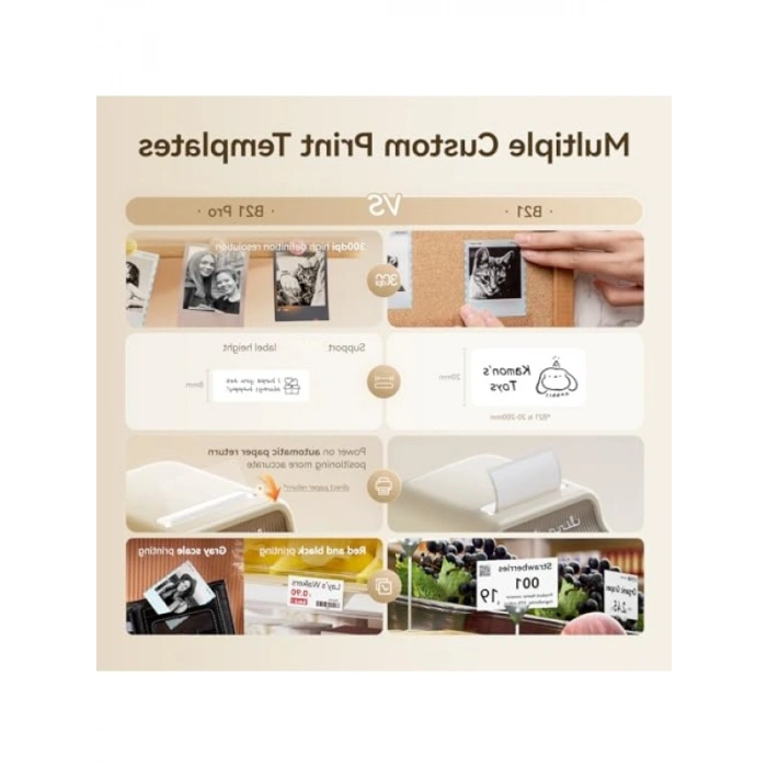 Kablosuz Etiketleme Makinesi - HD 300DPI