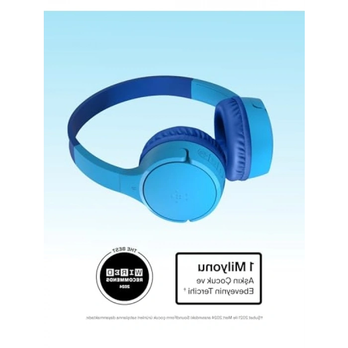 Kablosuz Kulaklık - Çocuklar için 30 Saat Pil Süresi