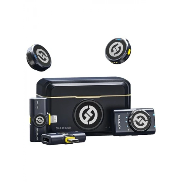 Kablosuz Lavalier Mikrofon Combo